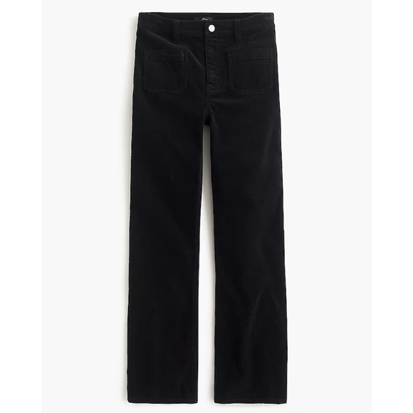 J. Crew Billie Demi Boot Crop in Velvet - Picture 1 of 11